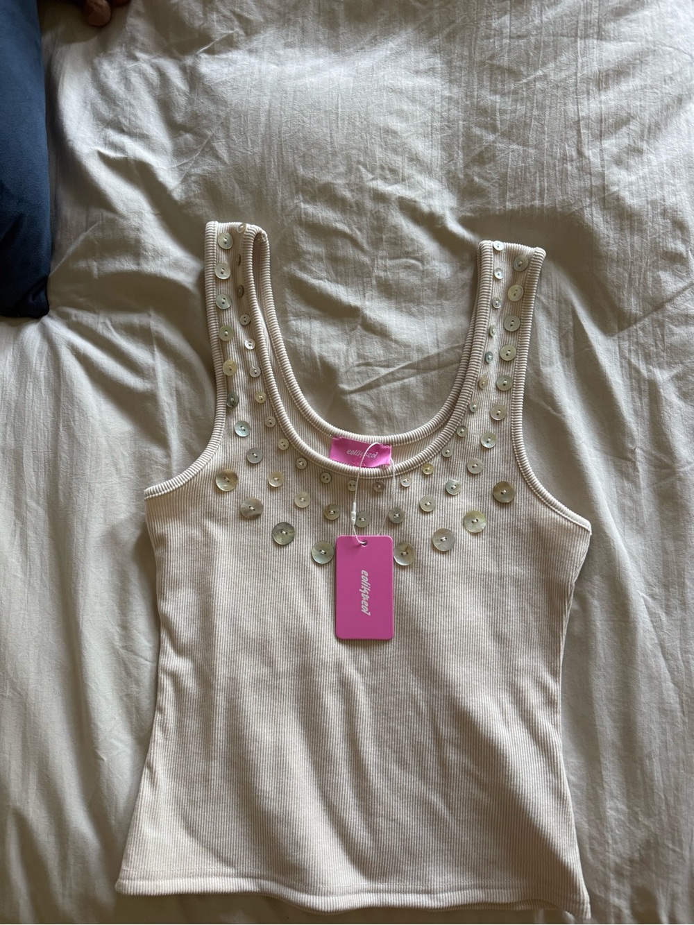 NWT Edikted Beaded Tank Top